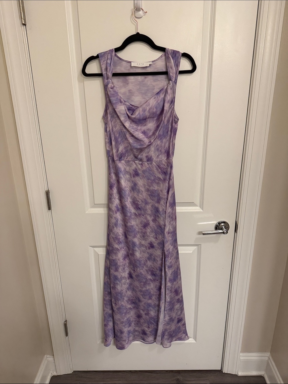 ASTR Cowl Neck Maxi Dress
